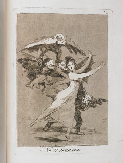 Plate from Los Caprichos (1797-1798) by Francisco de Goya